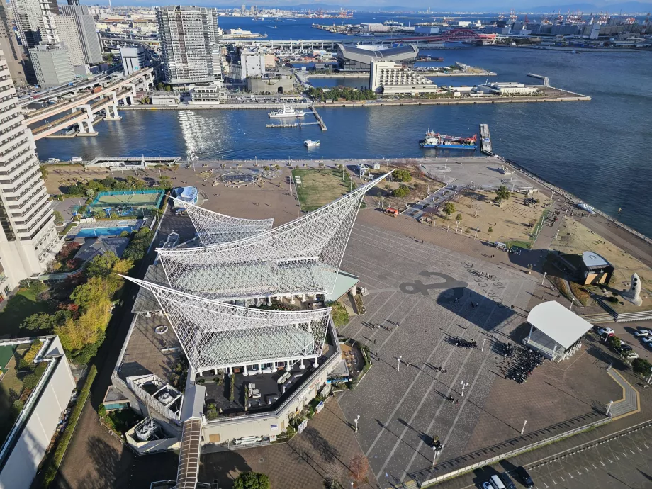 Pohľad z prístavnej veže v Kobe