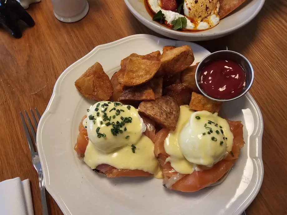 Raňajky, nórske vajcia