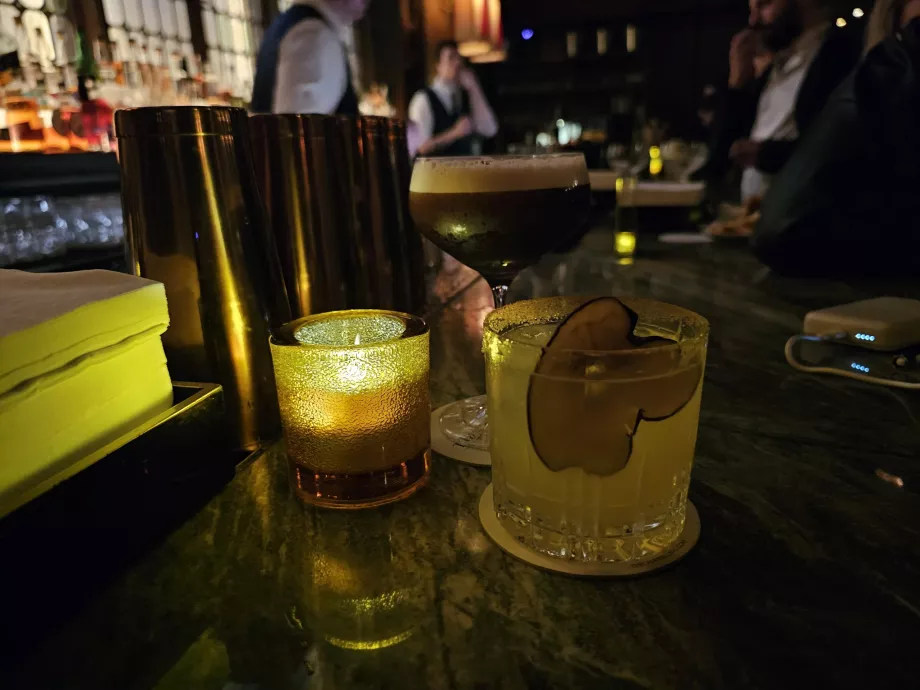 Campbell Bar, koktaily