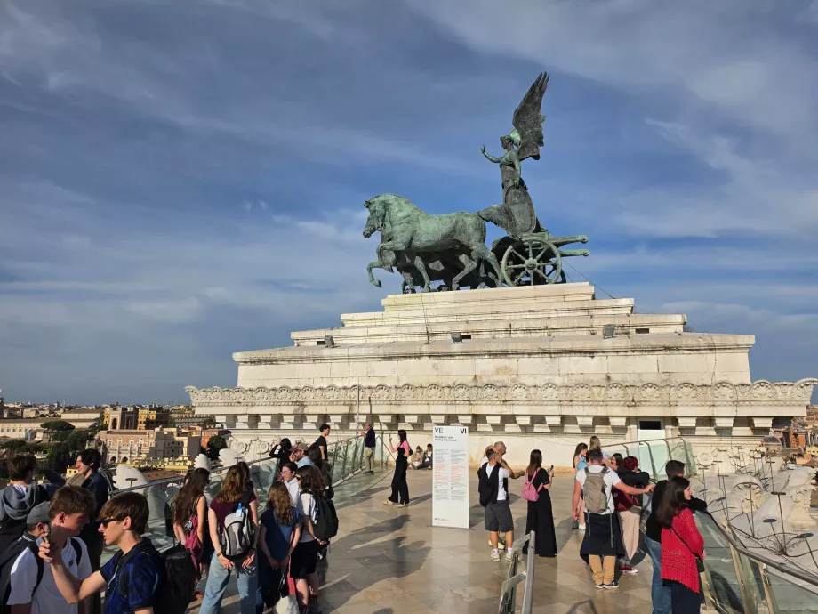 Altare della Patria, platená časť