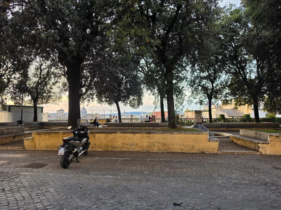 Vyhliadka na námestí Piazza del Campidoglio