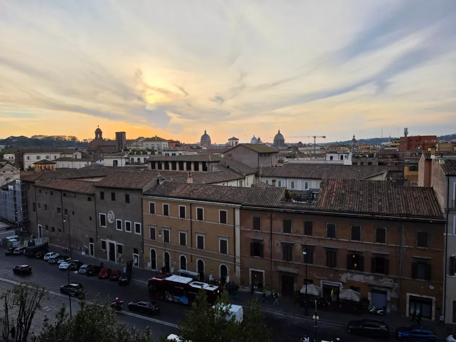 Vyhliadka na námestí Piazza del Campidoglio