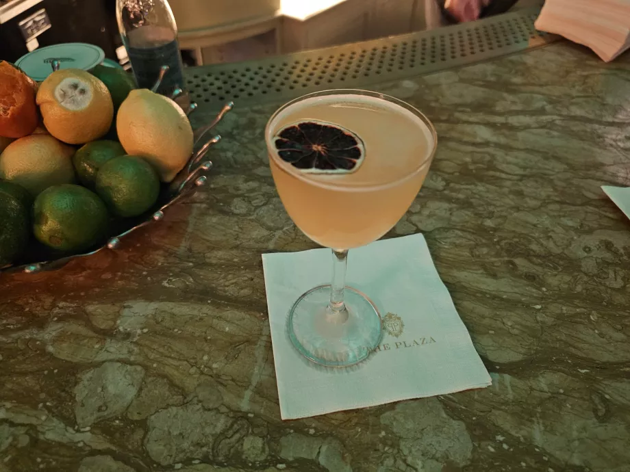Koktail v reštaurácii Palm Court