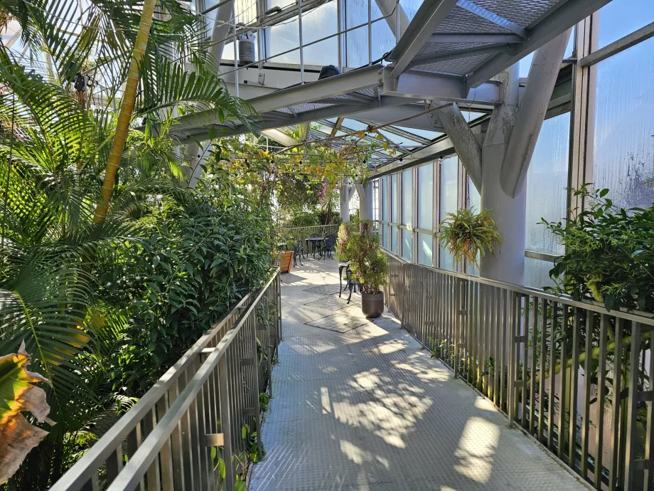 Skleník v bylinkových záhradách Nunobiki