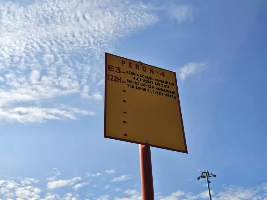 Označenia miestnych autobusových zastávok