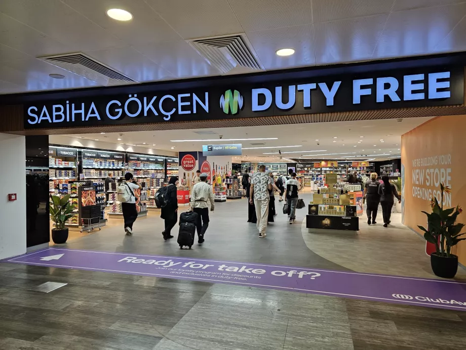 Duty Free Shop, tranzitná časť