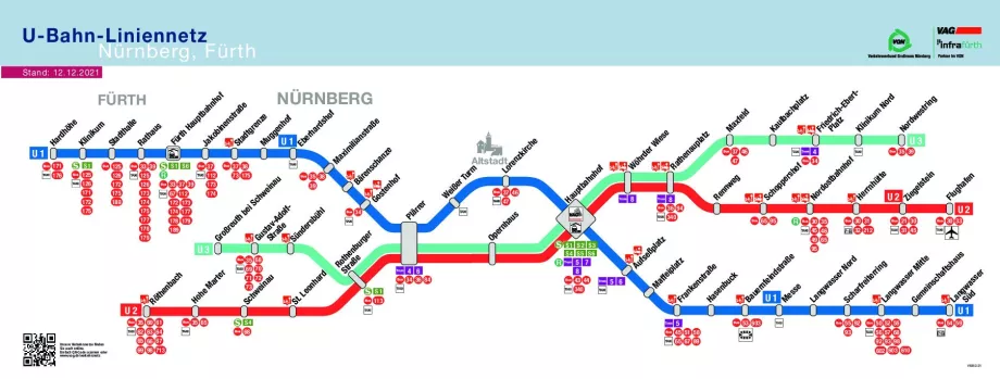 Mapa metra Norimberg