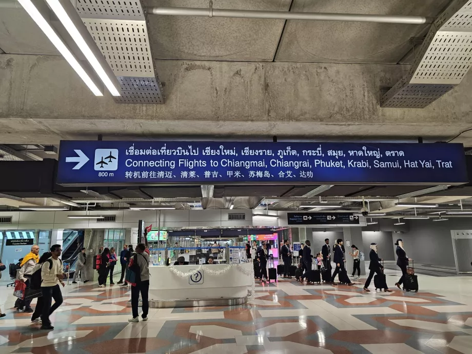 Prestup z medzinárodných na vnútroštátne lety