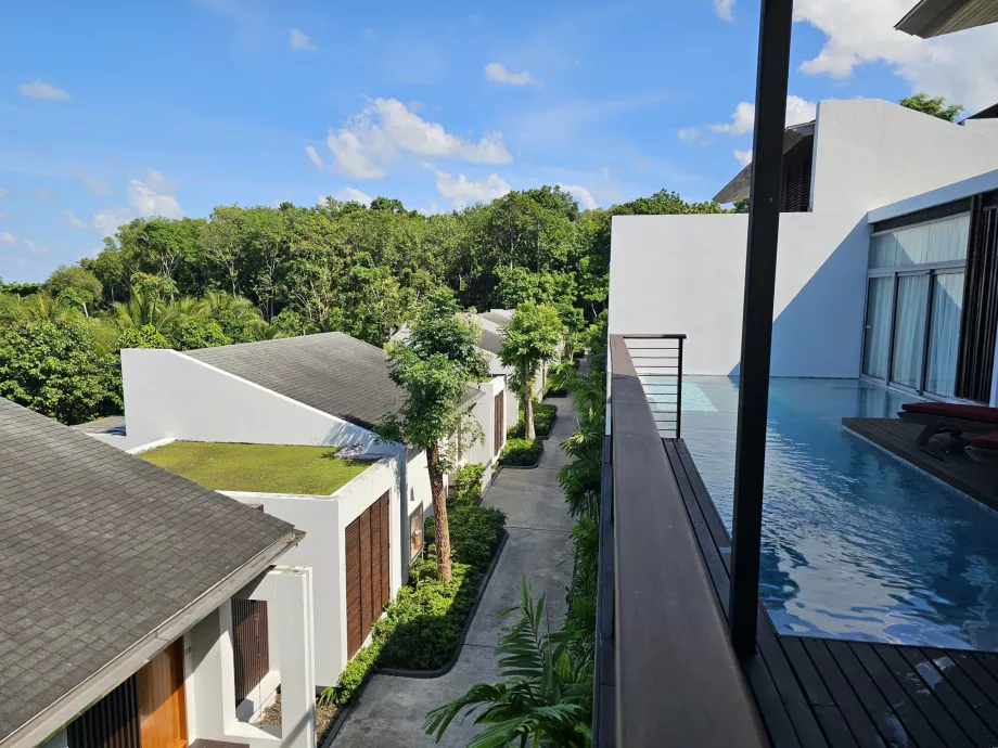 Pohľad z našej vily